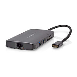 Nedis USB-C Docking Station με HDMI 4K PD Ethernet (CCBW64240AT02)