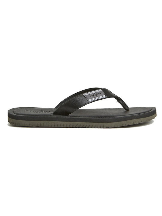 Pepe Jeans Herren-Flip-Flops Schwarz