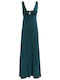 Summer Maxi Dress Tropical Green