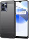 Techsuit Carbon Back Cover Silicon Negru (Realme C35)