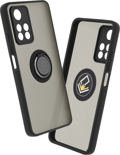 Techsuit Glinth bulk Umschlag Rückseite Kunststoff / Silikon Schwarz (Redmi Note 11 Pro+ 5G)