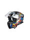 Pilot Snake Full Face Helmet with Sun Visor ECE 22.06 1500gr Lucky Gloss