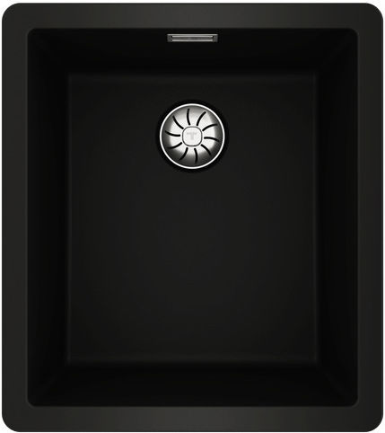 Teka Radea R10 35.40 M-TG 115230045 Drop-In Spüle aus Verbundgranulat B40.6xT45.6cm Carbon Black