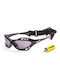 Ocean Sunglasses Cumbuco Men's Sunglasses with Checkmate Black Plastic Frame and Gray Polarized Lens