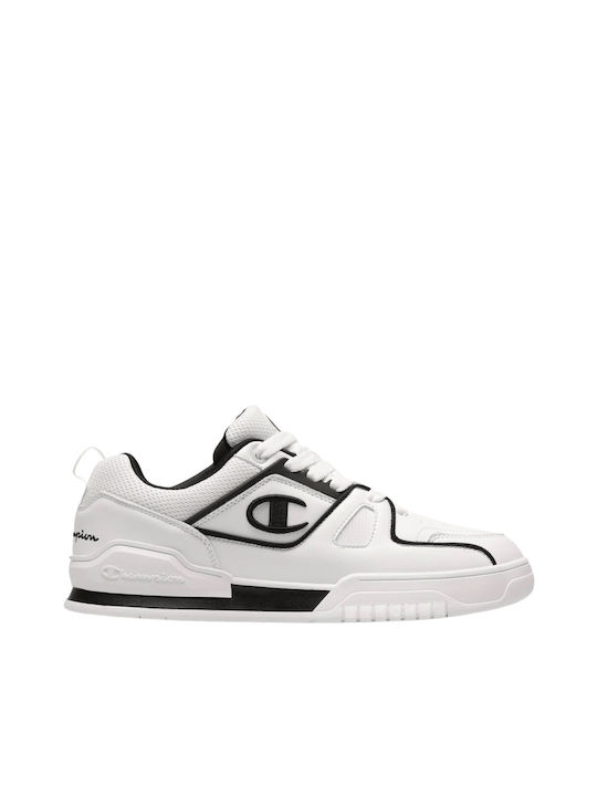 Champion 3 Point Low Ανδρικά Sneakers Λευκά