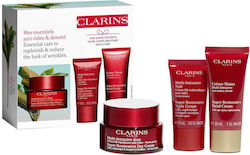 Clarins Women's Firming Cosmetic Set Suitable for All Skin Types with Face Cream 45ml