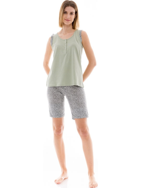 Pink Label Summer Women's Pyjama Set Pink