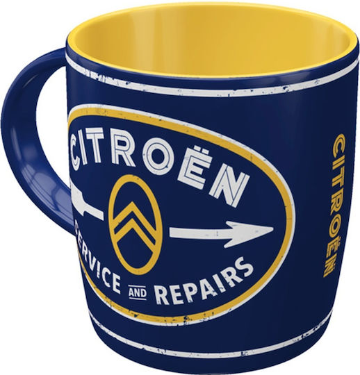 Nostalgic Art Citroen Service Repairs Κούπα Κεραμική Μπλε