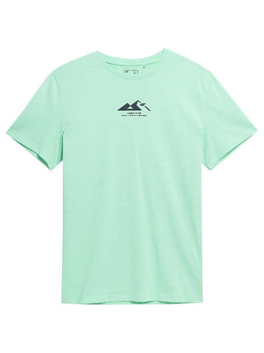 4F Men's Short Sleeve T-shirt Green