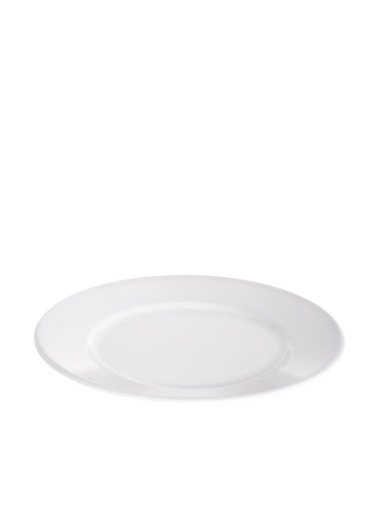 Evivak Plate Desert made of Porcelain White with Diameter 13cm