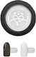 Laloo Cosmetics Glitter for Nails in White Color 1pcs
