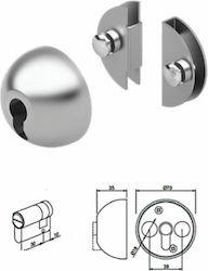 BULLET GLC70 LOCKS FOR GLASS DOOR WITH INSIDE-OUTSIDE LOCK