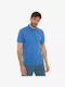 The Bostonians Herren Kurzarmshirt Polo Blau