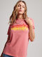 Superdry κοντομάνικη Women's T-shirt Orange