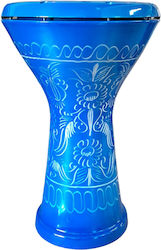 Vatan 3029-M Carved Darbuka Doumbek Blue