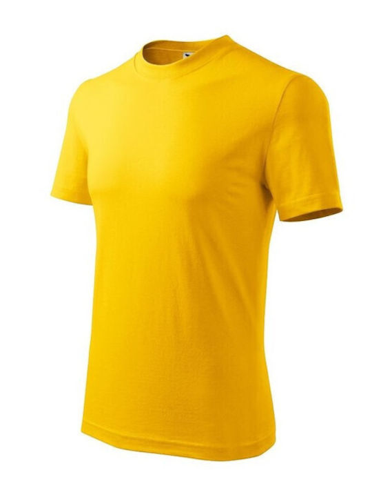 Adler Men's Short Sleeve Promotional T-Shirt Yellow