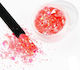 Foil for Nails Broken Mirror Effect No.11 in Red Color 1pcs