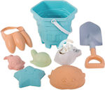 BEACH BUCKET WITH ACCESSORIES LARGE ECOLOGICAL (#HG-904)