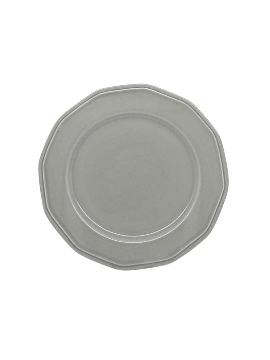 Ankor Premium Classic Πιάτο Ρηχό από Πορσελάνη Γκρι με Διάμετρο 31cm