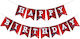 Garland Letters Spiderman Happy Birthday