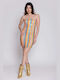 Twenty 29 Summer Mini Evening Dress Strapless Multicolor