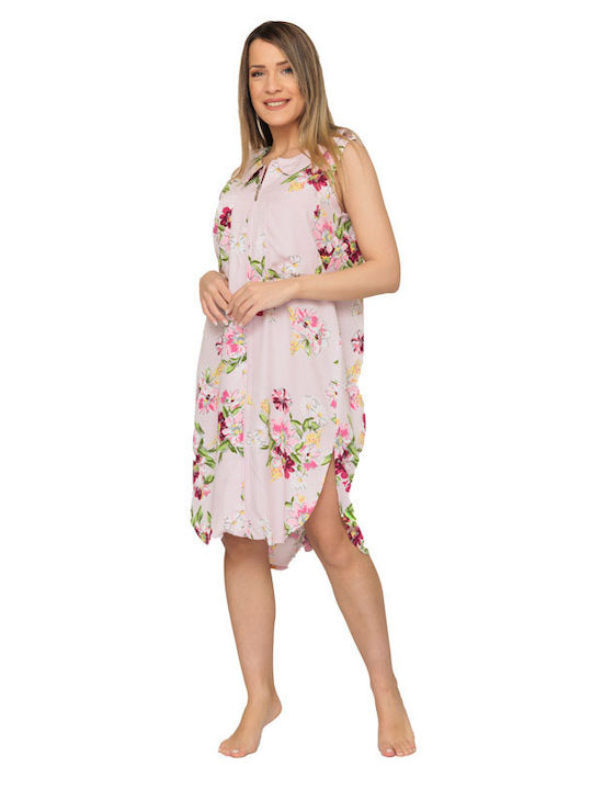 Φόρεμα γυναικείο με λουλούδια (21179)