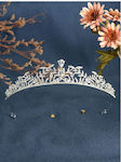 Bridal Hair Tiara with strass Cubic Zirconia Decor 6475