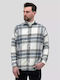 Plaid Shirt Regular Line White-Blue