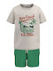 Kids' Set with Shorts Summer 2pcs Ecru