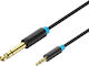 Vention Cable 6.3mm male - 3.5mm male 1.5m (BABBG)