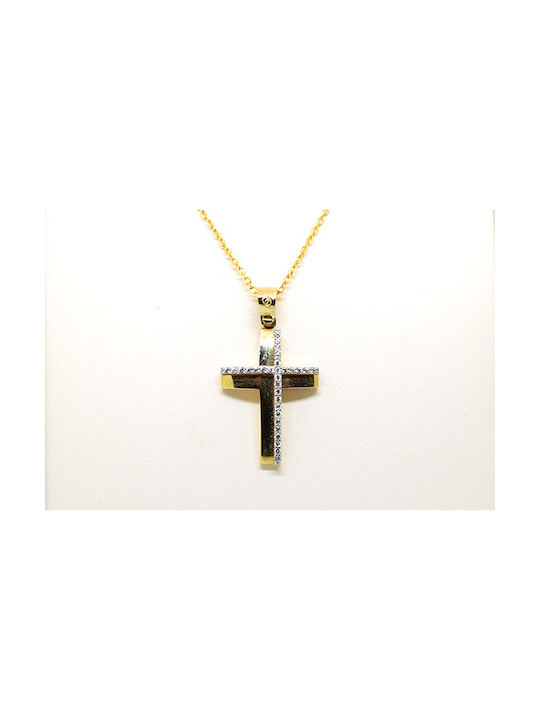 Baptismal Cross Gold 14 Carat