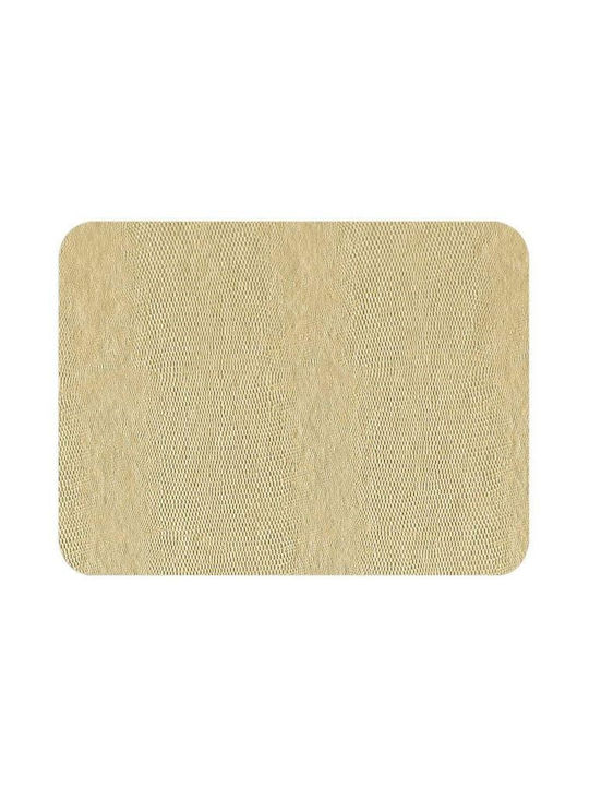 Caspari Fabric Placemat Beige 40cm