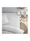 Go Smart Home Σετ Σεντόνια King Size με Λάστιχο 180x200+30εκ. Λευκό (4τμχ)