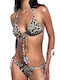 Must Haves Bikini Brazil with Ties Gray