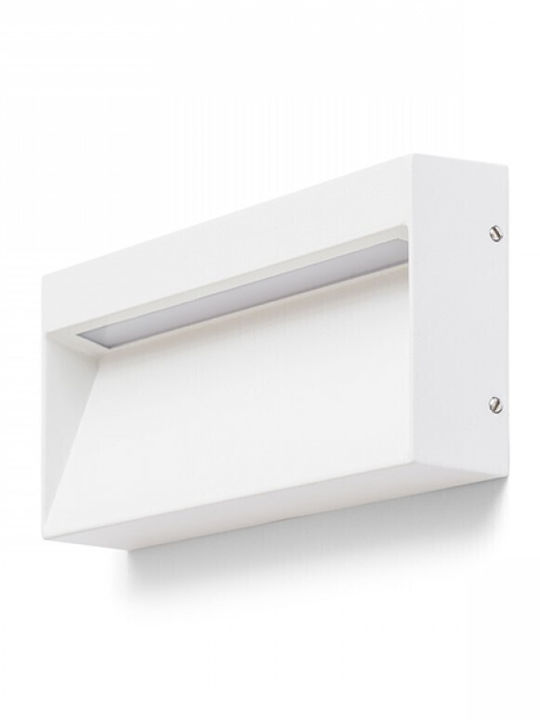 Rendl Light Studio Φωτιστικό Τοίχου Led AQILA RC H20 Φ9 Rendl Επιτοίχια Εξωτερική Πλαφονιέρα LED IP54 6W με Θερμό Λευκό Φως 20x3.4x9εκ.