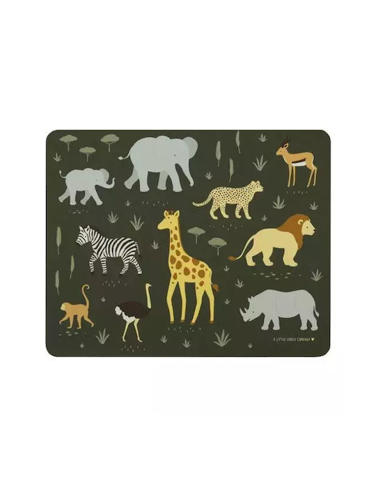 A Little Lovely Company Plastic Placemat Multicolour 43x34cm
