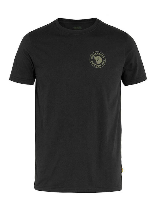 Fjallraven T-shirt Μαύρο