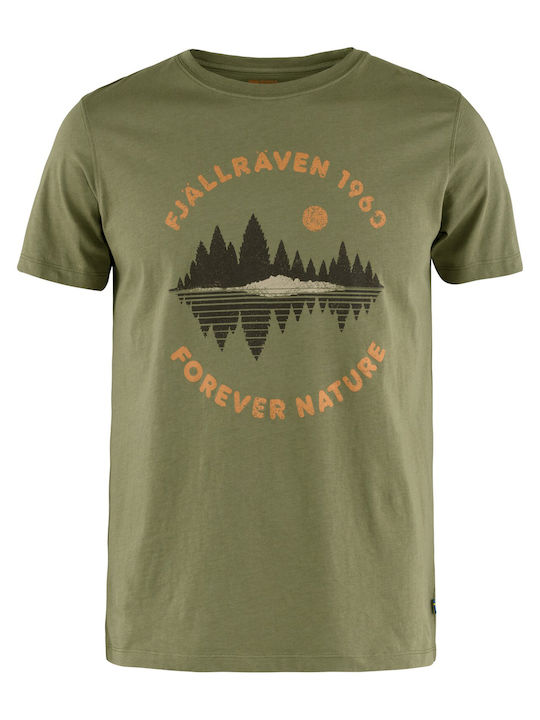 Fjallraven Forest Mirror Тениска Зелен