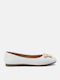 WOMEN'S BALLERINAS, CODE: A8612-WHITE