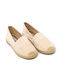 Beige espadrilles with embossed meander POLITIS