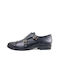 Men's Leather Loafers Black - Black