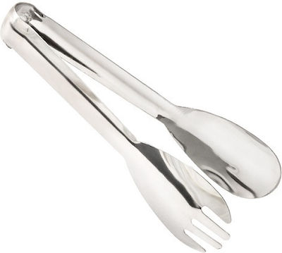 Stainless steel salad tongs METANO 20cm.