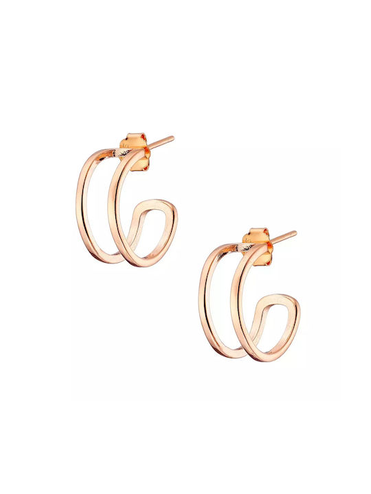 Oxzen Earrings Hoops made of Silver