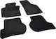 Rigum Set of Front and Rear Mats 4pcs for Mercedes-Benz V Volkswagen Golf Black