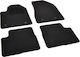 Rigum Set of Front and Rear Mats 4pcs for Alfa Romeo Giulietta 2008 2016 Black