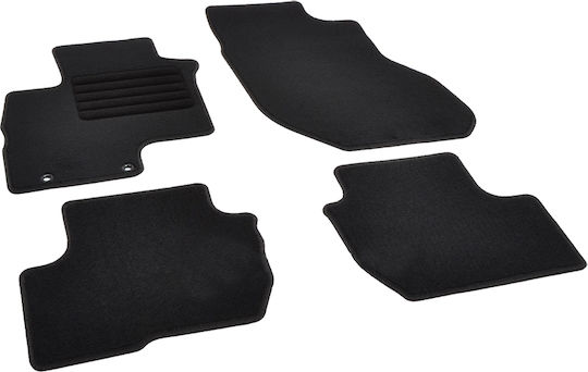 Rigum Set of Front and Rear Mats 4pcs for Mitsubishi Outlander 2013+ Black