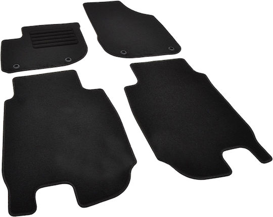 Rigum Set of Front and Rear Mats 4pcs for Honda HR-V 2022+ Black