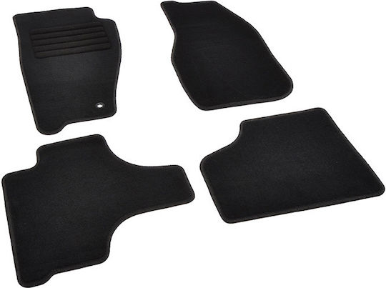 Rigum Set of Front and Rear Mats 4pcs for Jeep Cherokee 2008 2014 Black