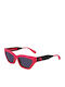 Calvin Klein Women's Sunglasses with Multicolour Plastic Frame and Gray Lens