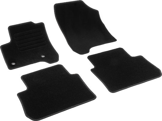 Rigum Set of Front and Rear Mats 4pcs for Citroen C3 Picasso 2009+ Black